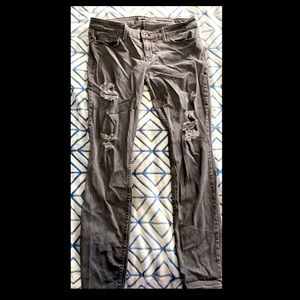 GUESS power skinny low jeans
